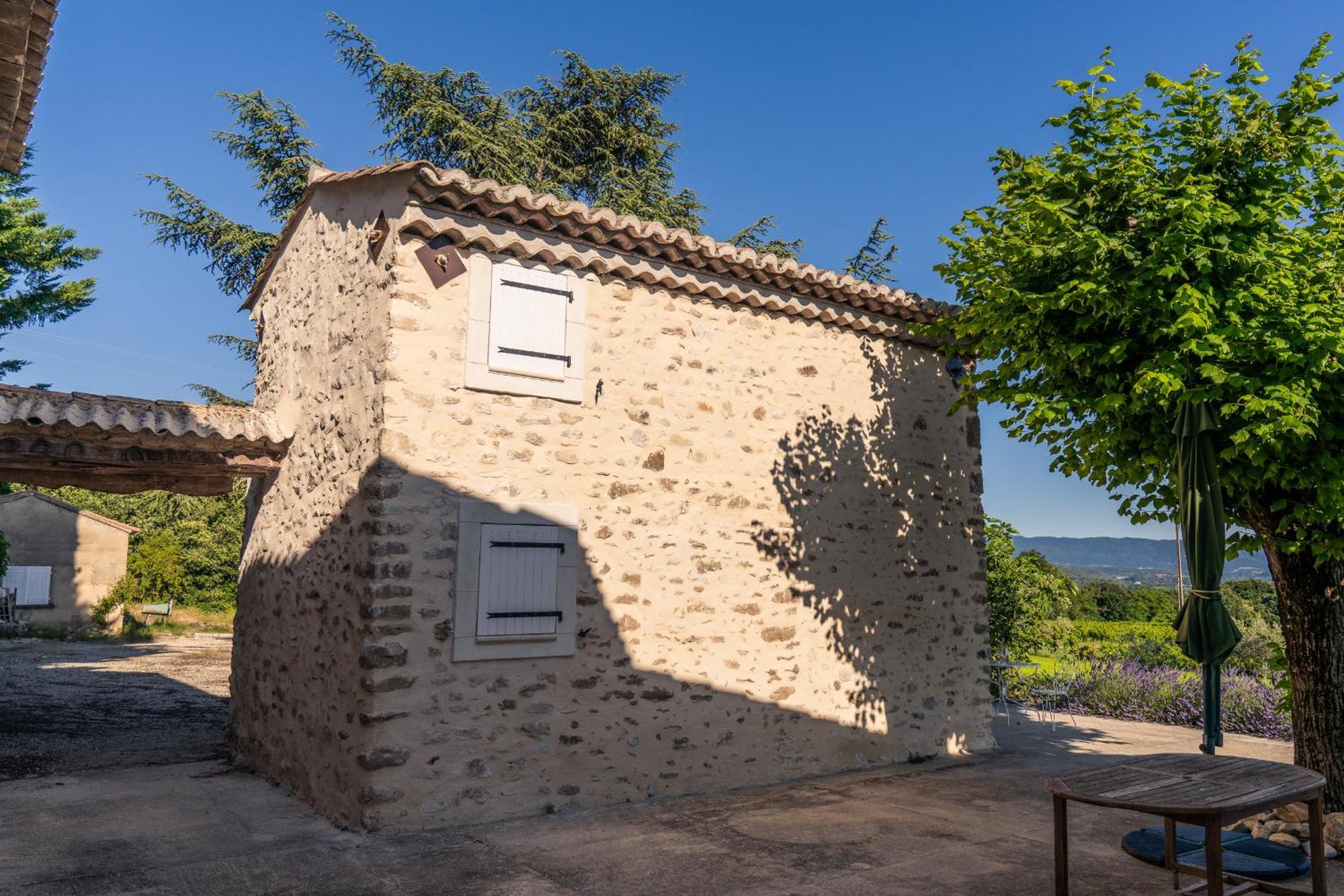 Gite "La Sainte-Croix", Traditional Provencal House For 8 People, Private Swimming-Pool, Air-Conditioner, Beautiful Scenery Vaison-la-Romaine Eksteriør billede